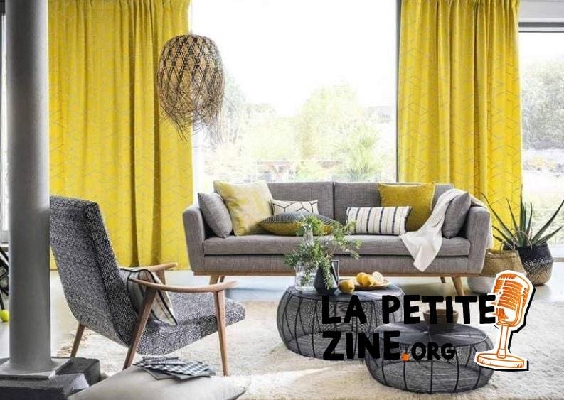rideaux Jaunes 