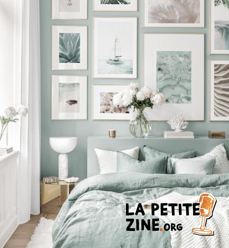 Chambre Bleue Et Blanche 