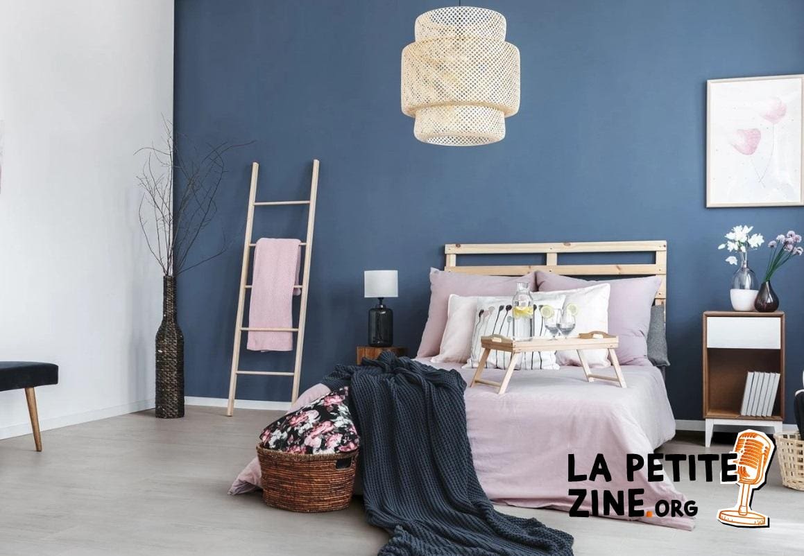 Chambre Bleue Et Rose