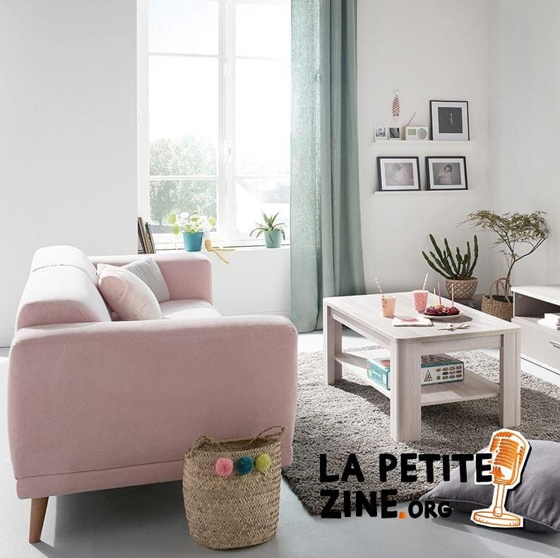 rideaux Vert Tendre Gris Clair Et Rose 
