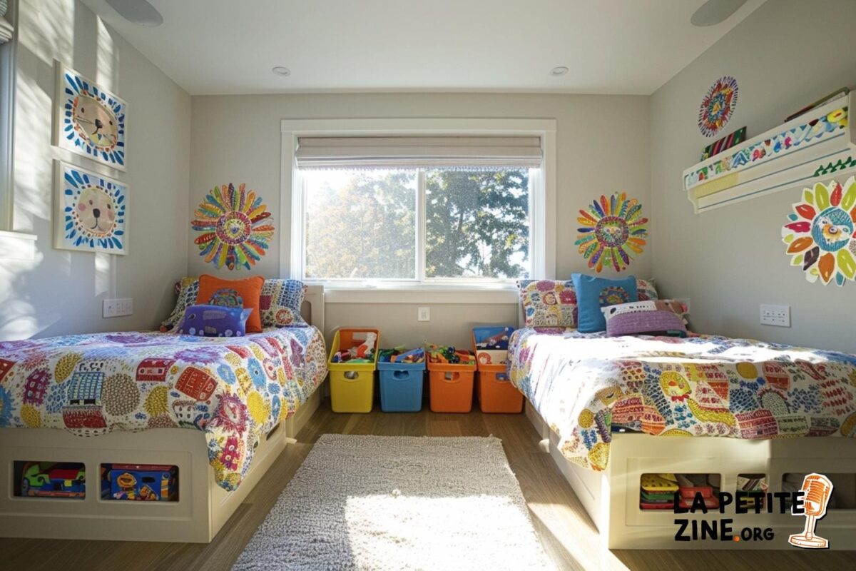 Comment organiser la chambre de 2 enfants ?