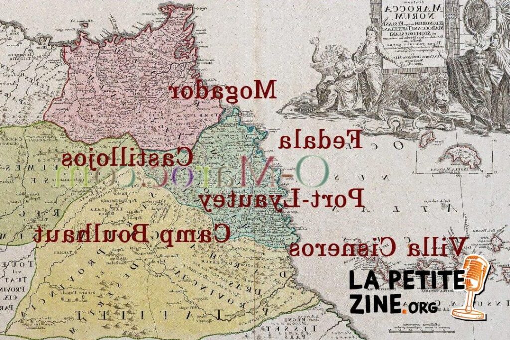 Exploration du Royaume: Carte du Maroc avec Villes et Villages à la Loupe