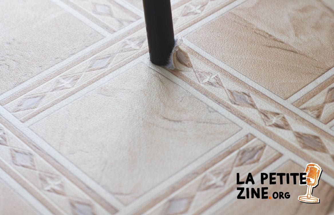 Comment réparer du lino abîmé ?